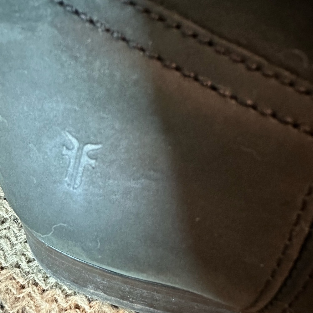 Frye Cara Roper Black leather boots, size 9 - Picture 3 of 9